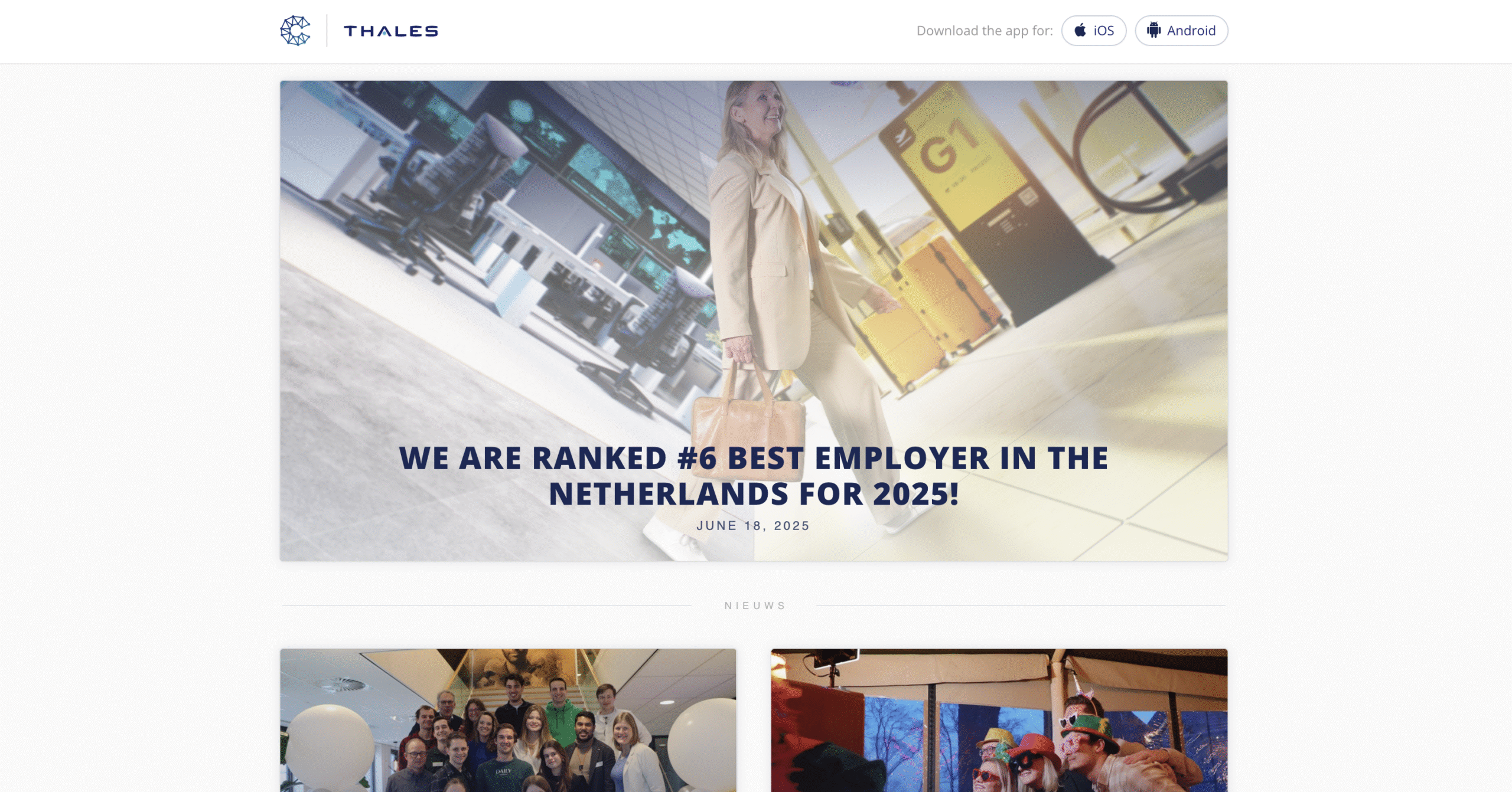 Thales Connect case image